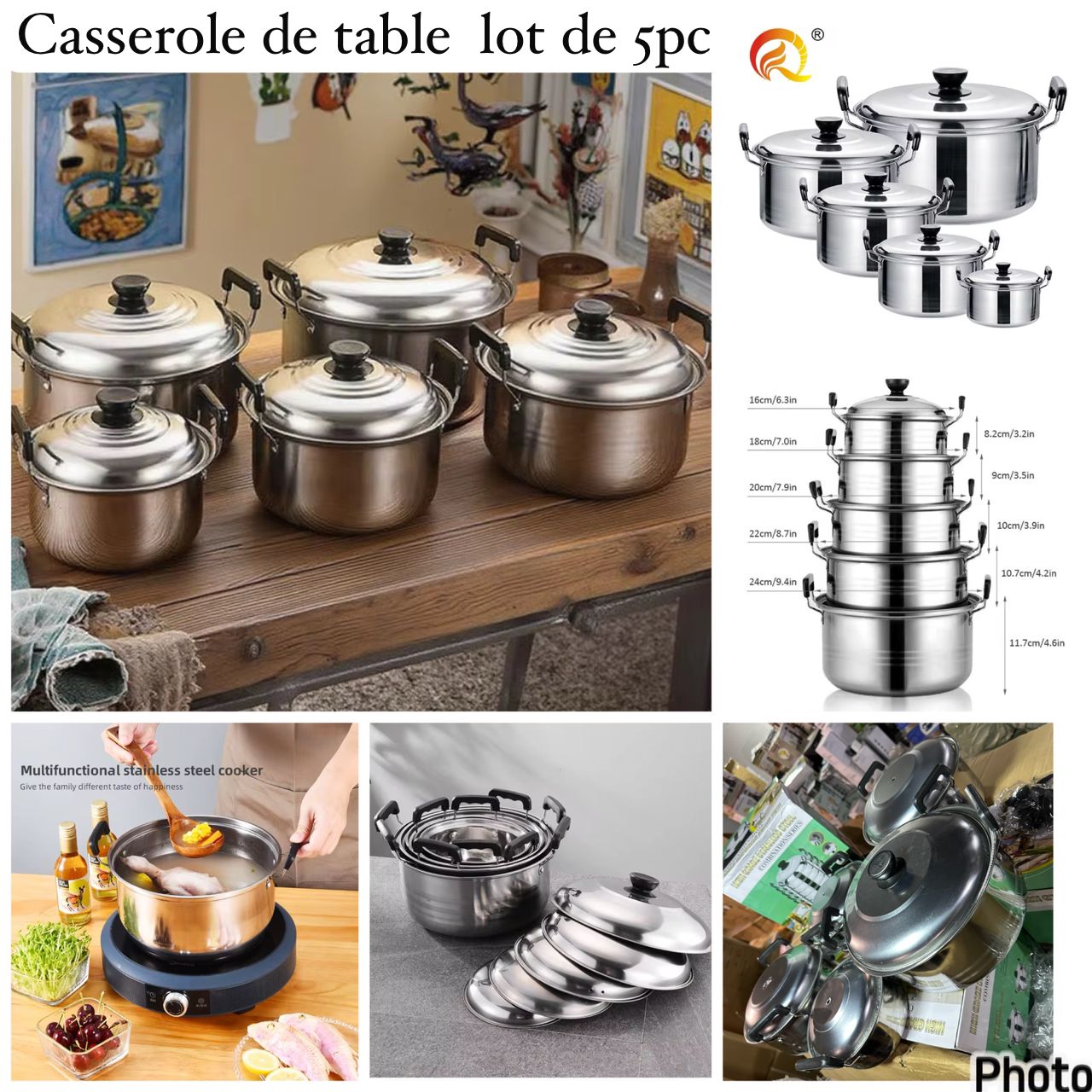 Casserole de table
