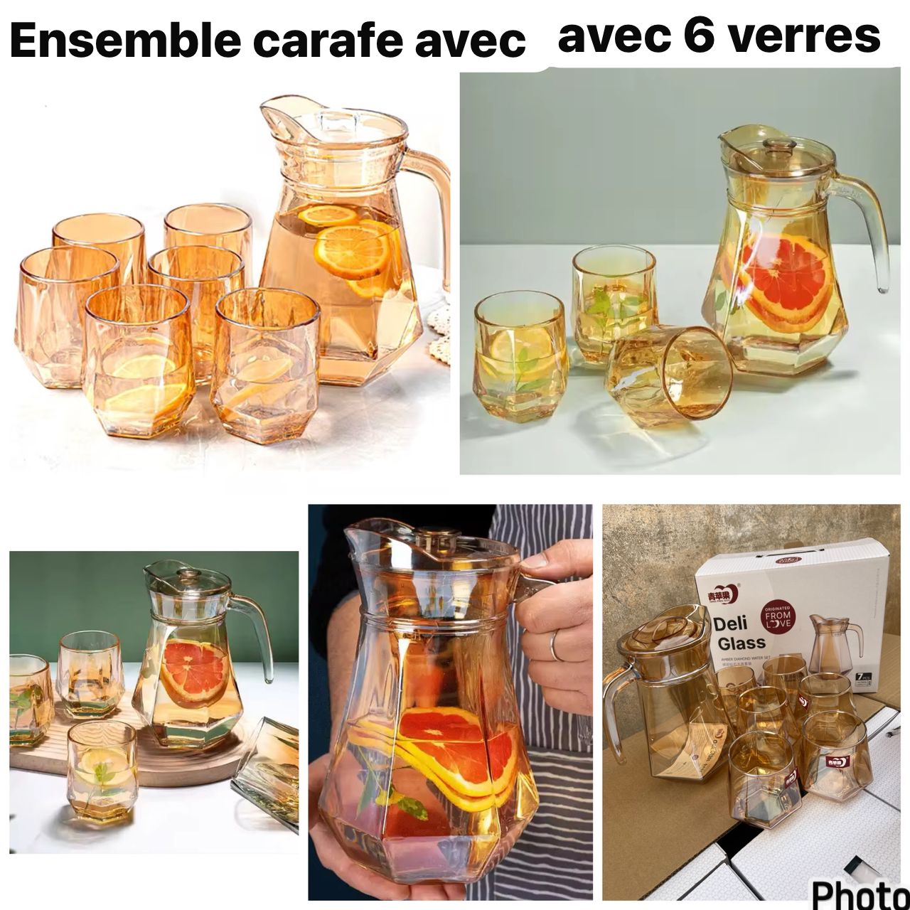 Carafe+ verres